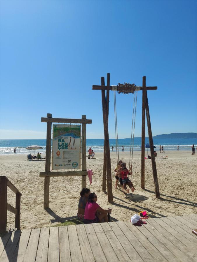 Apto Com Vista Para O Mar Itapema Bagian luar foto